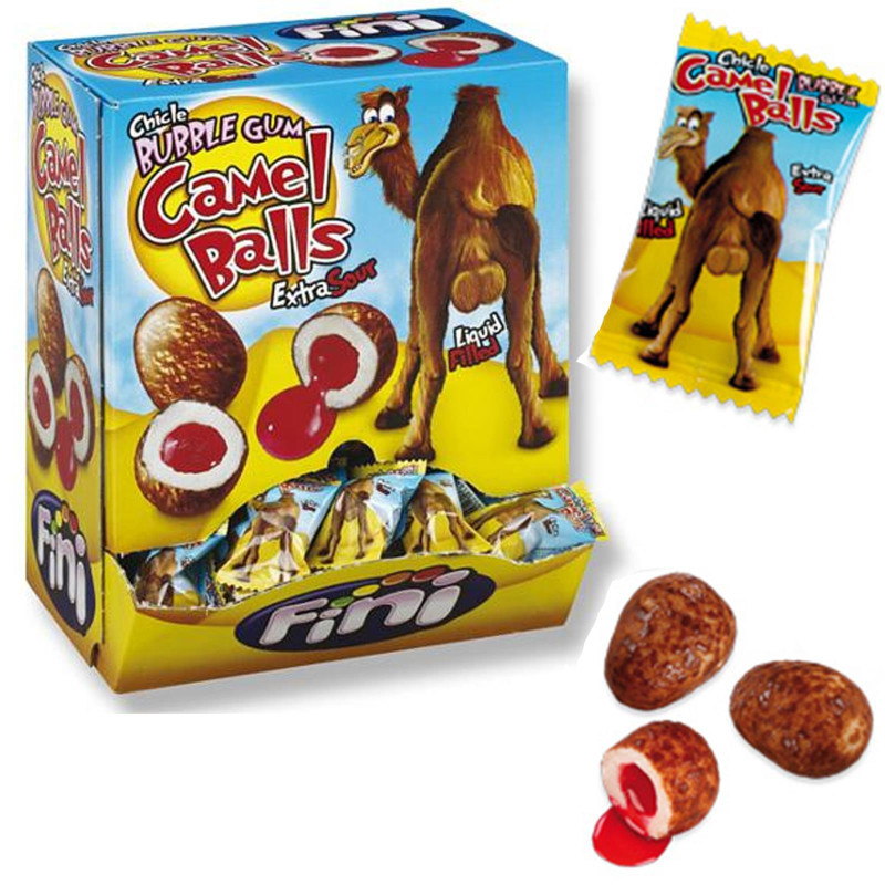 Gomme da Masticare - Bubble gum - Camel Balls - Palle Cammello  - 100 Pz