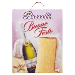 Le Strenne Bauli - Buone Feste - Pandoro + Spumante GranDessert Oro...