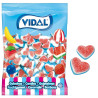 Caramelle Gommose - Cuori Azzurro Bianco Rosso Zuccherati - Vidal - Busta da 250 Pezzi 1,5 kg