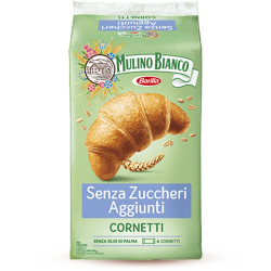 Merendine Mulino Bianco - Cornetti Senza Zuccheri Aggiunti - 6 Pz -...