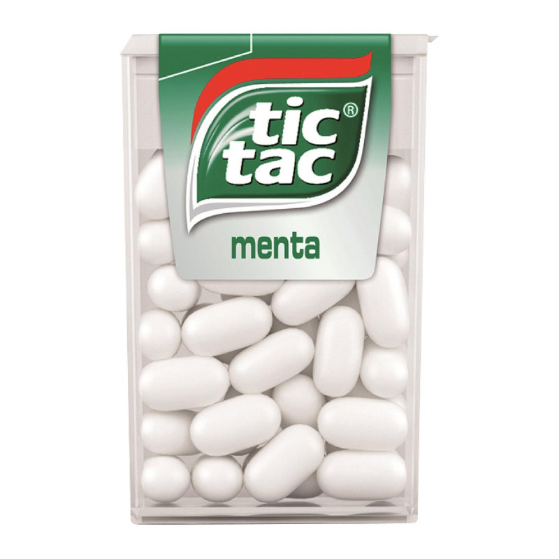 Tic Tac - Menta - 18 gr - 12 Blister da 37 Confetti