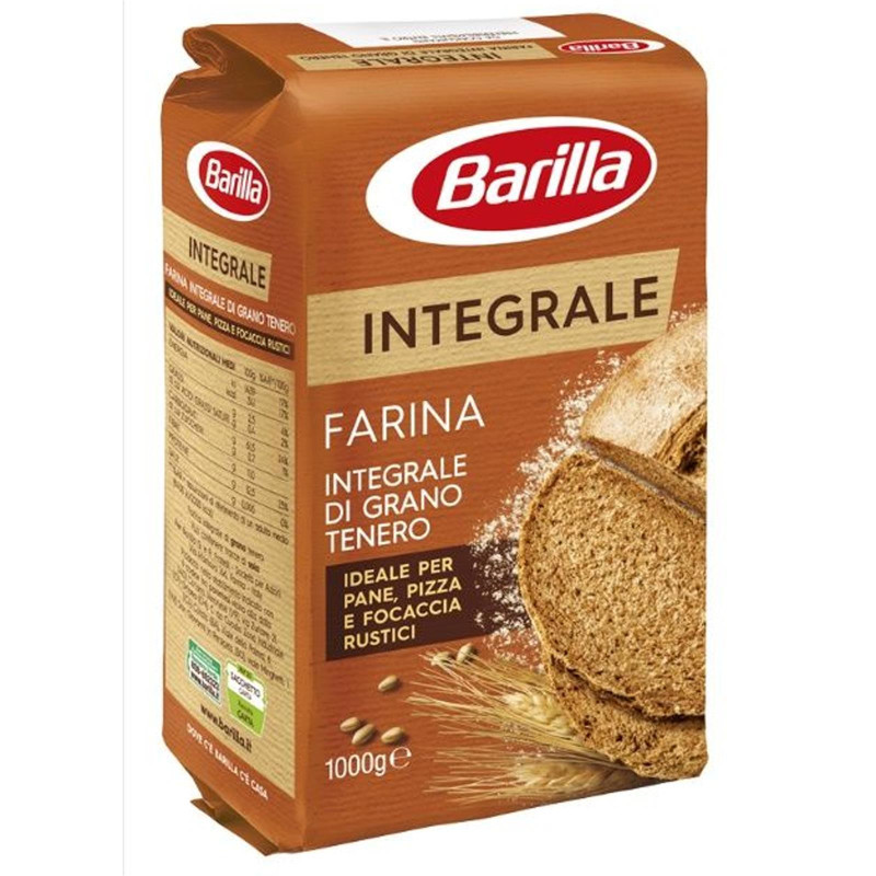 Farina Integrale Barilla di Grano Tenero - 1 KG