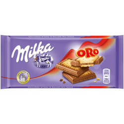 Tavoletta Cioccolato Milka Oro Saiwa - 87 gr