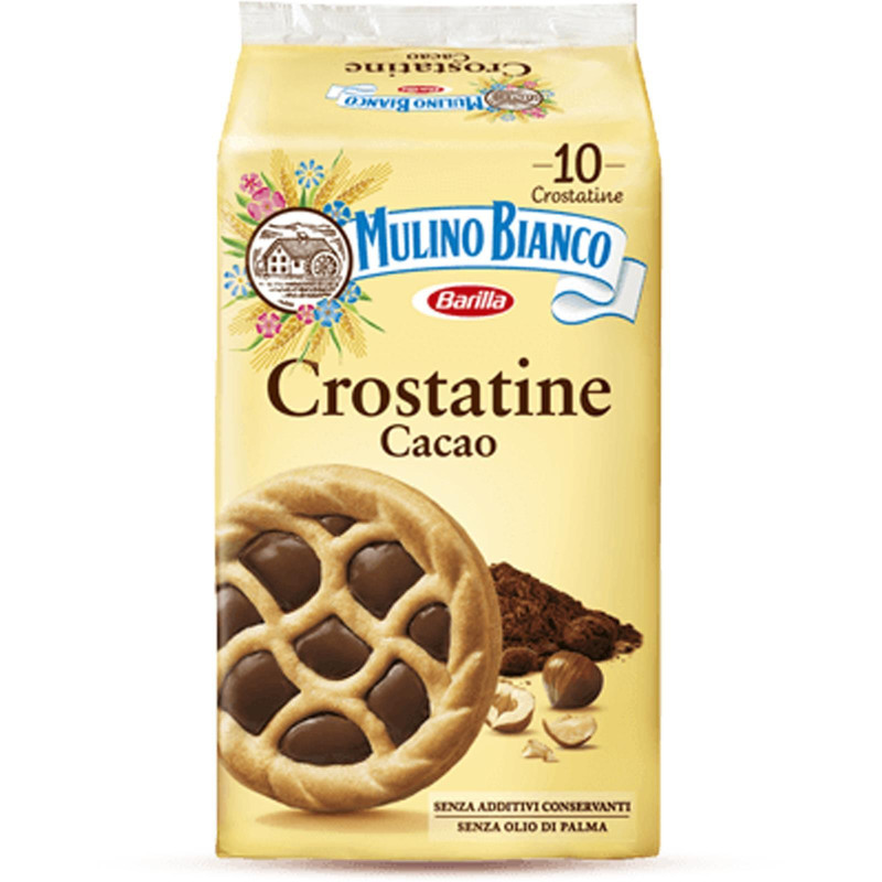 Merendine Mulino Bianco - Crostatine Cacao - 10 Pz - 400 gr