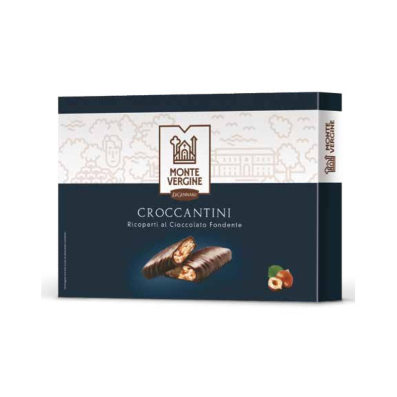 Torrone Di Gennaro - Croccantini Ricoperti Cioccolato Fondente 150 gr