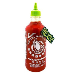 Salsa Piccante al Wasabi - Sriracha Wasabi Sauce - Flying Goose -...