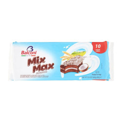 Merendine Balconi - Mix Max - Cocco - Confezione da 10 Pezzi - 350 gr