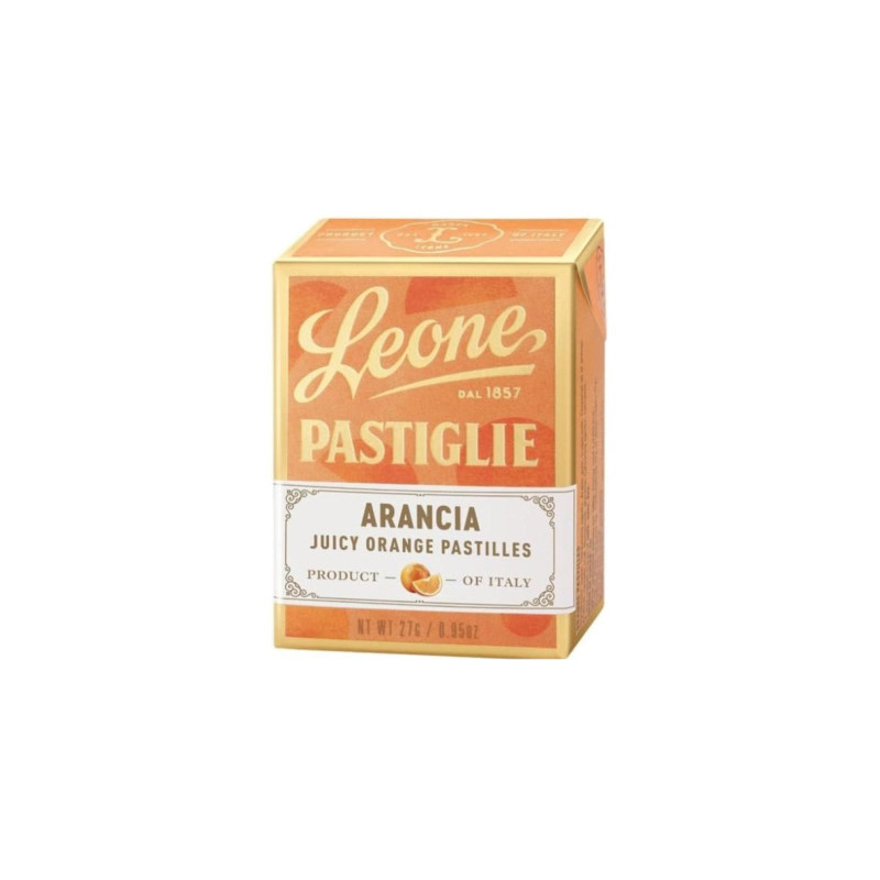 Caramelle Dure - Pastiglie Leone - Gusto Arancia - 6 Pacchetti da 30 g