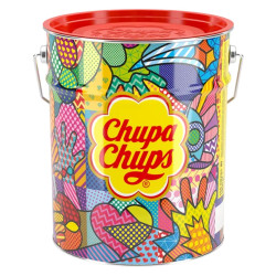 Lecca Lecca Chupa Chups Assortiti Thin Secchio - 150 Pezzi