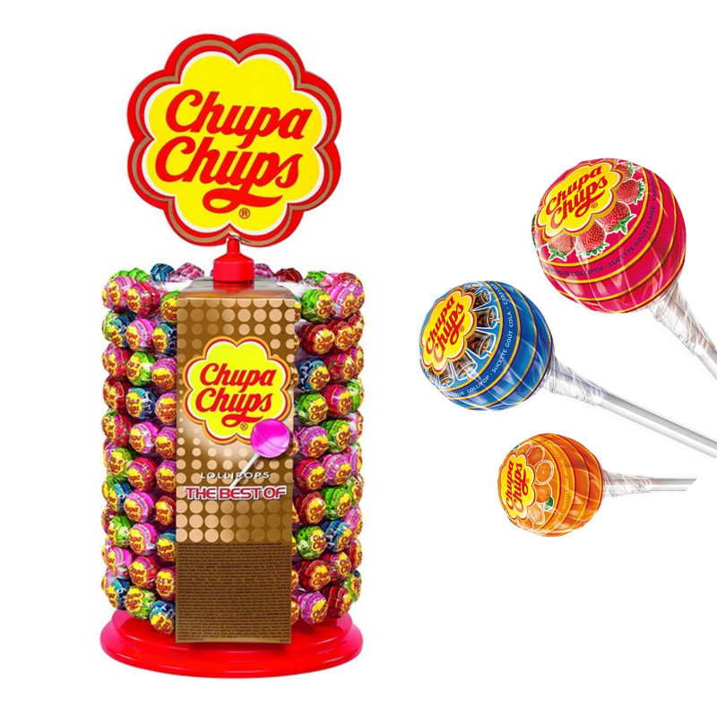 Lecca Lecca Chupa Chups Assortiti - Ruota The Best of - 200 Pezzi