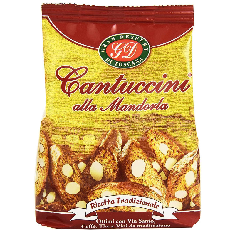 Biscotti Cantuccini alla Mandorla - Gran Dessert - Busta da 150 gr