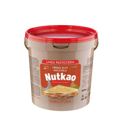 Crema Spalmabile - Nutkao - Crema alla Nocciola 7% - Secchiello Pet...