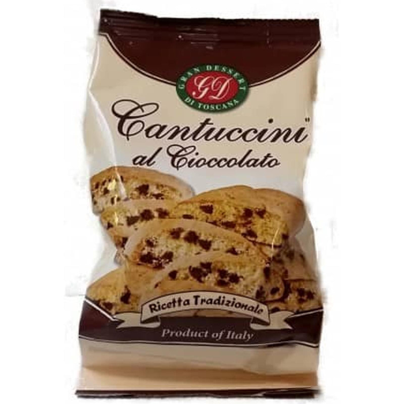 Biscotti Cantuccini al Cioccolato - Gran Dessert - Busta da 150 gr