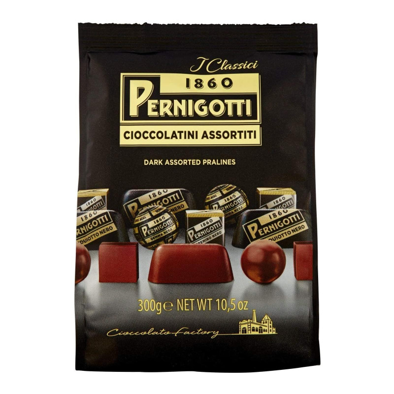 Cioccolatini Assortiti Fondente - Pernigotti - Praline Assortite Dark - 300 gr