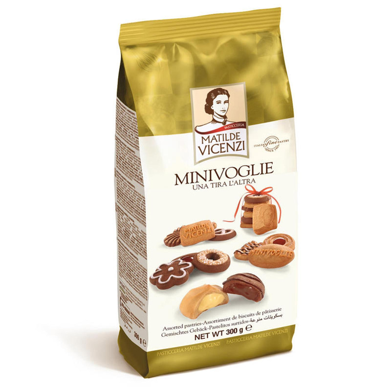 Biscotti Minivoglie Vicenzi - Assortimento Pasticcini - 250 gr