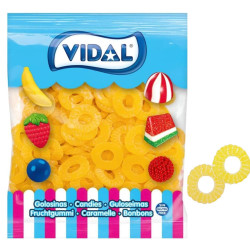 Caramelle Gommose - Ananas Zuccherato - Vidal - Busta da 250 Pezzi...