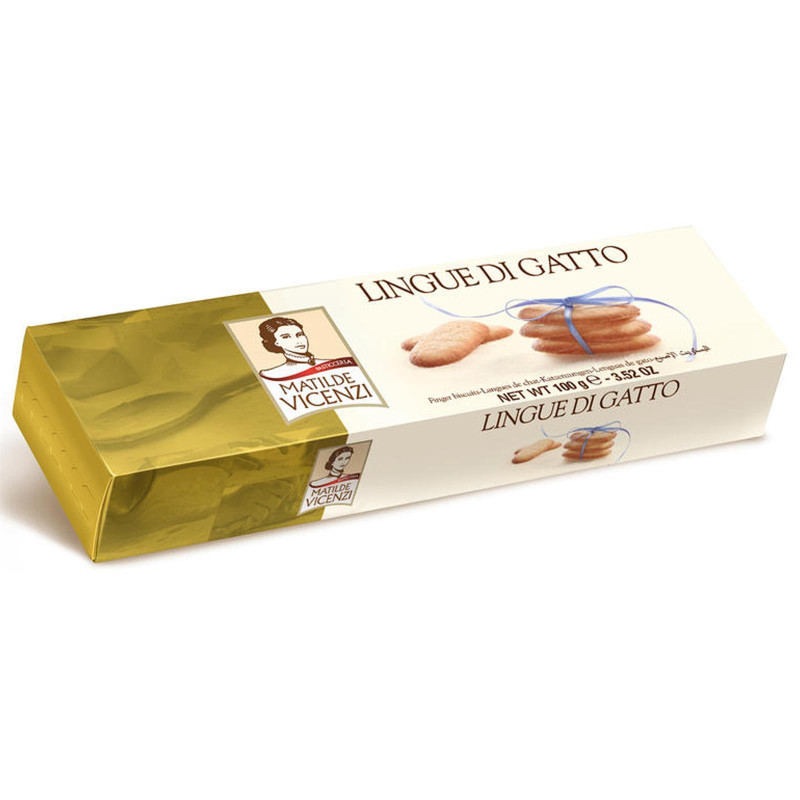 Biscotti Minivoglie Vicenzi - Lingue di Gatto - 100 gr