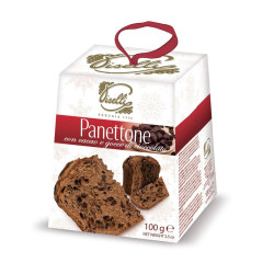 Mini Panettone Piselli Con Cacao e Gocce di Cioccolato - 12 Pezzi...