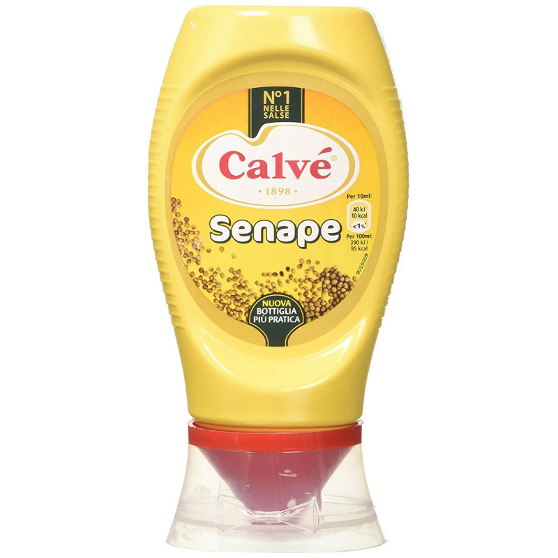 Salsa Senape Calvè'- Bottiglia Squeeze - 250 ml