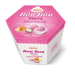 Confetti Crispo - Bon Bon Sucré Rosa - Caramello - Confezione da 500 g