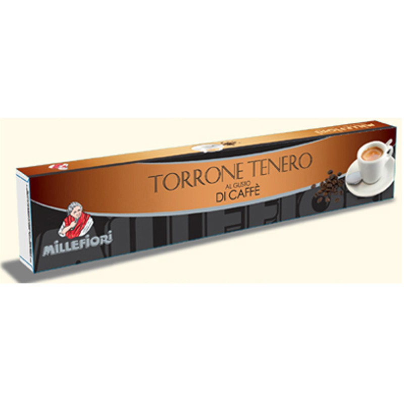 Torrone Millefiori - Tenero al Gusto Caffè - 150 gr