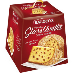 Panettone Balocco - Glass Uvetta Senza Canditi - 750 gr