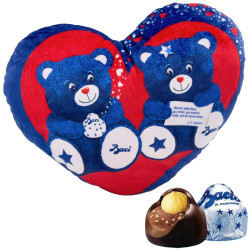 Cuscino Cuore Orsetti Peluche - Baci Perugina - Fondente Luisa -...