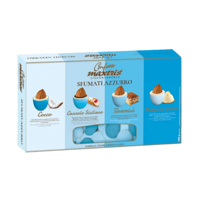 Confetti Maxtris - Sfumati Gusti Assortiti - Colore Sfumato Azzurro - 1 Kg