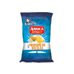 Busta Patatine - Amica Chips - Profumi di Sicilia - 21 Buste da 50 g