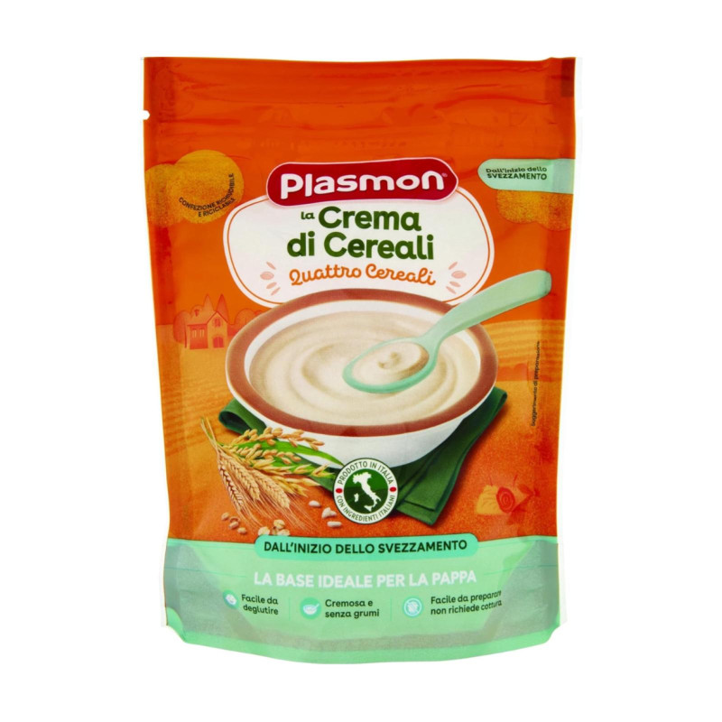 Crema di Cereali - Ai Quattro Cereali - Plasmon 200 gr