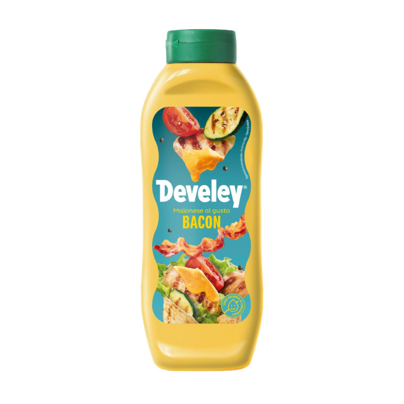 Salsa Maionese al Bacon - Develey - Maionese - Bottiglia Squeeze - 875 ml