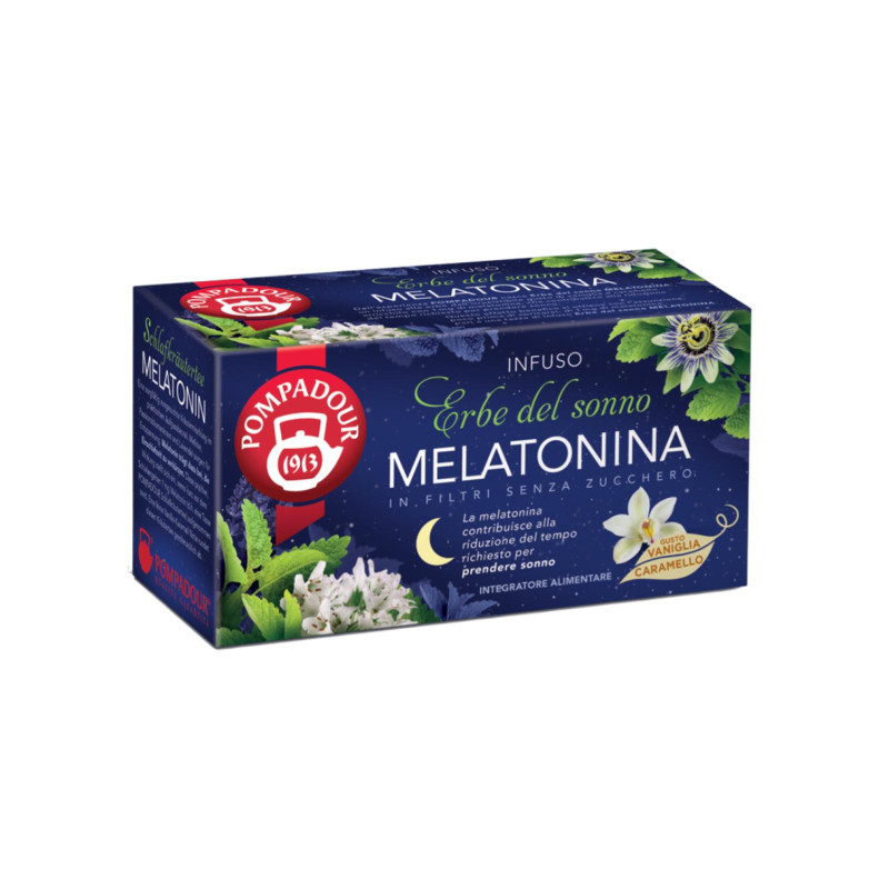 Pompadour - Infuso Erbe del Sonno - Melatonina - 18 Filtri 