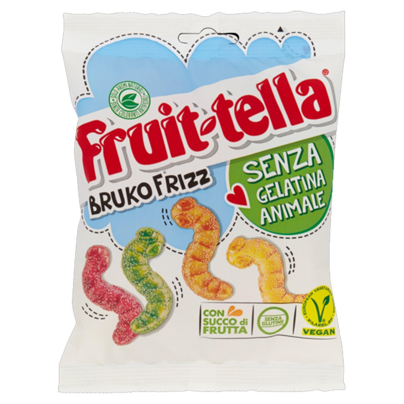 Caramelle - Fruittella - Bruko Frizz - 1 Busta da 90 gr