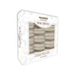 Macarons Maxtris - Patisserie - Gusto Nocciola - Bianco - 15 pz -...