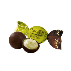 Praline Oliva Fondente 85% - Creme D'Or - Crema Pistacchio - 1 KG