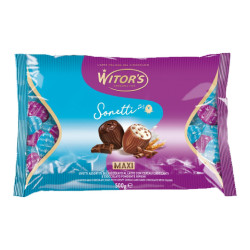 Maxi Ovetti Cioccolato Latte - Witor's - Con Ripieno Nocciola e...