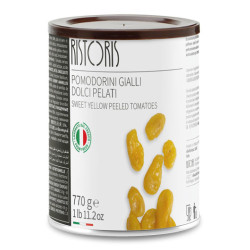 Pomodorini Gialli Dolci Pelati in Olio - Ristoris - Latta da 770 g