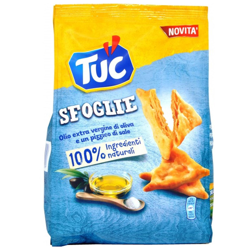 Crackers Tuc - Sfoglie - Olio Evo - 170 gr