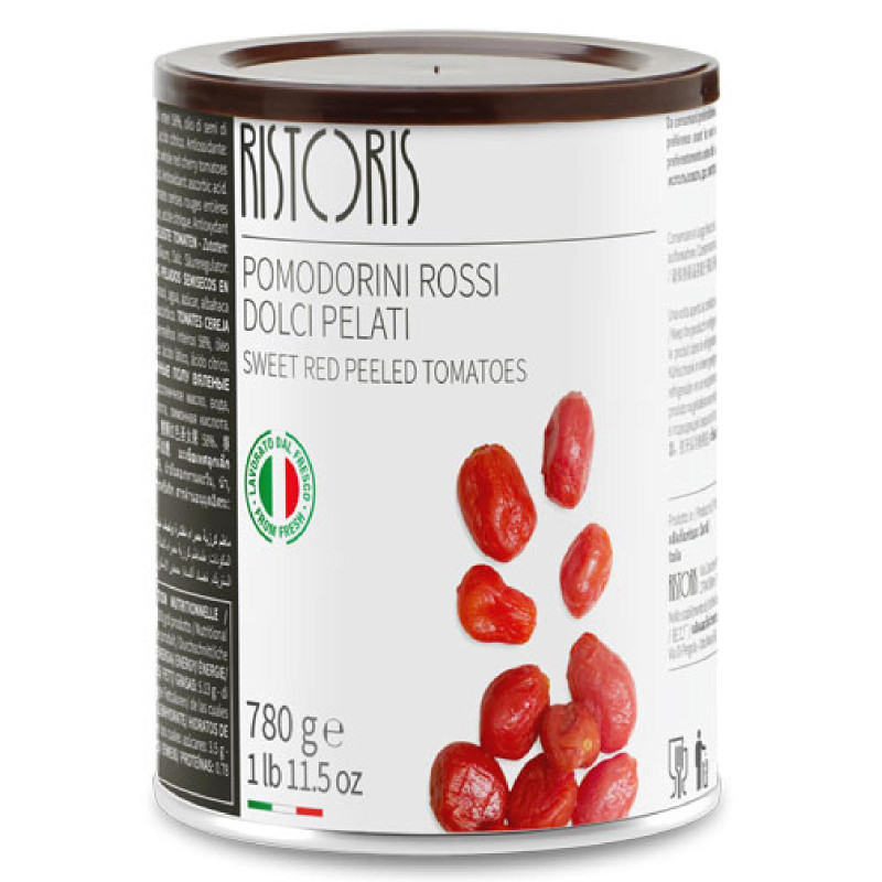 Pomodorini Rossi Dolci Pelati in Olio - Ristoris - Latta da 770 g