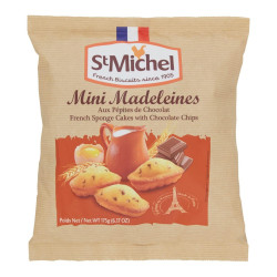 Mini Madeleines - St Michel - Con Gocce di Cioccolato - 175 g