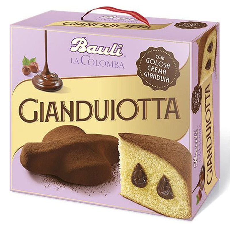 Colomba Bauli - Gianduiotta con Crema Gianduia - 750 gr