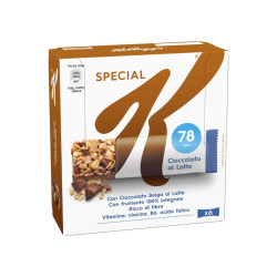 Barrette di Cereali - Kellogg's Special K - Cioccolato Al Latte - 6 pz