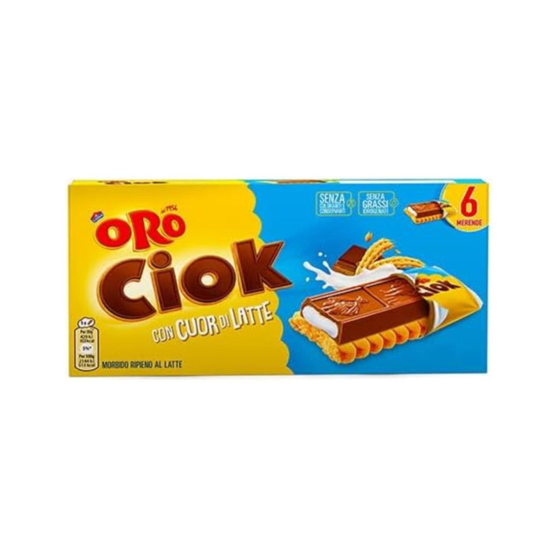 Barretta - Oro Ciok - Cioccolato Con Cuor di latte - 120 gr