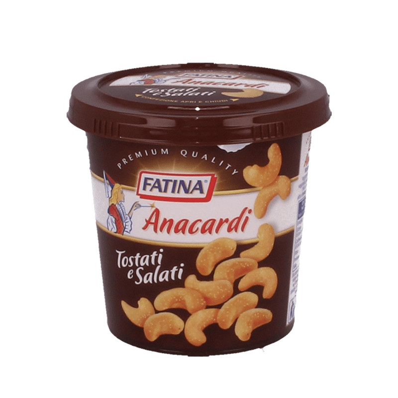 Anacardi Tostati e Salati - Fatina - Barattolo da 200 gr 