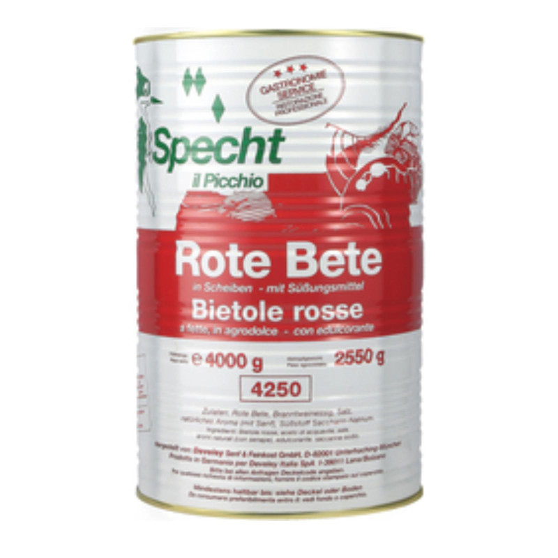 Bietole Rosse a fette - Il Picchio - Latta da 4250 ml