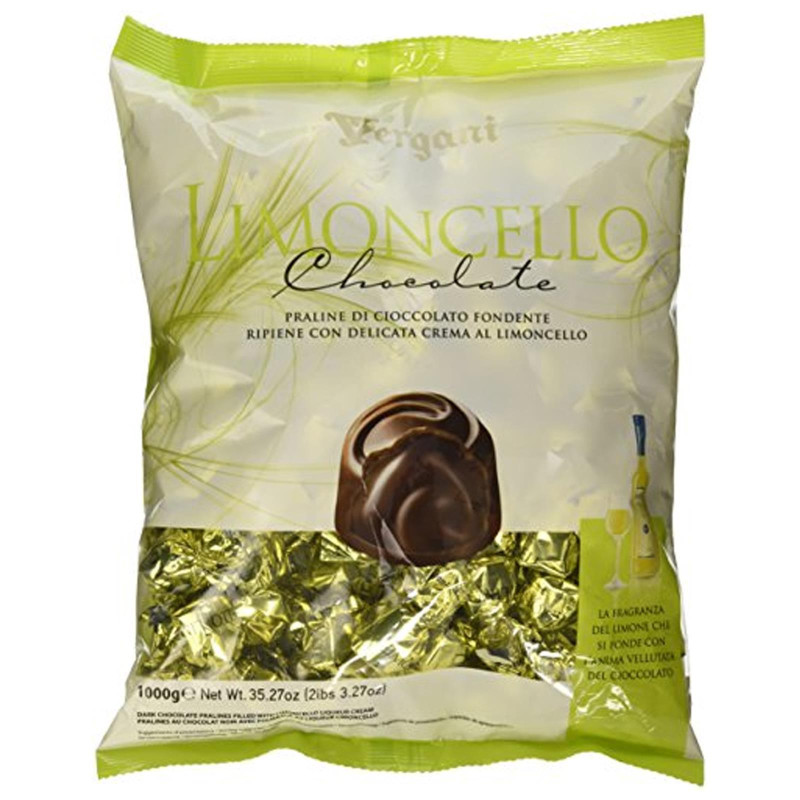 Cioccolatini Vergani - Praline Cioccolato Fondente Crema al Limoncello - 1 kg