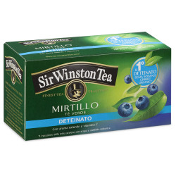 Te' Sir Winston Tea - Te' Verde al Mirtillo Deteinato - 20 Filtri