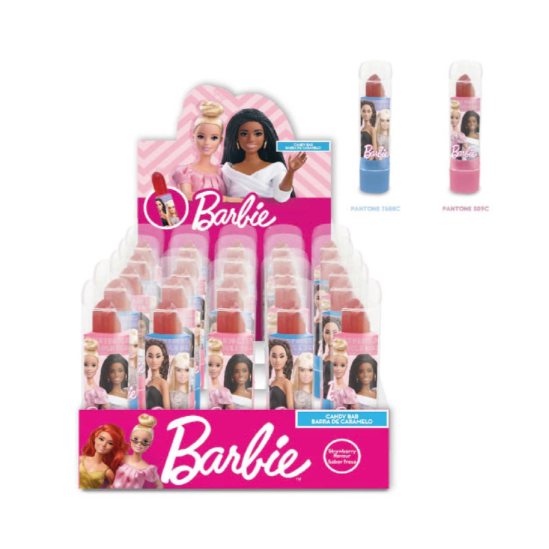 Lecca Lecca - Rossetto Barbie - Caramelle Dure - 20 x 5 g 