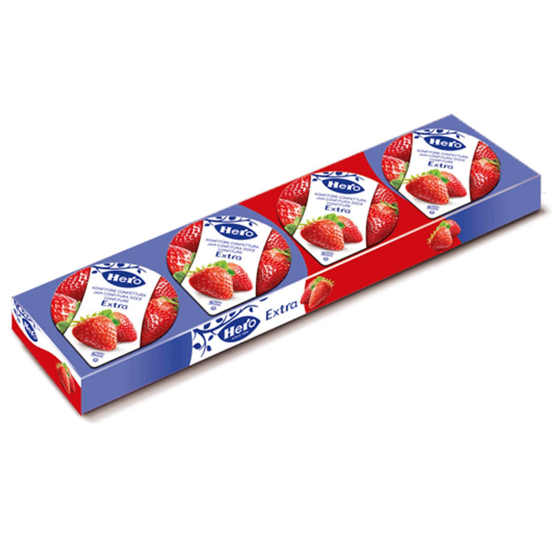 Confettura Extra Hero - Fragola - 30 Blister (4 x 25 gr)