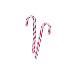 Bastoncini di Caramelle Candy Canes - Rosso - 12 g - 100 Pezzi